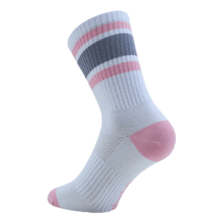 Retro 2-pack Sport Socks Pink/White