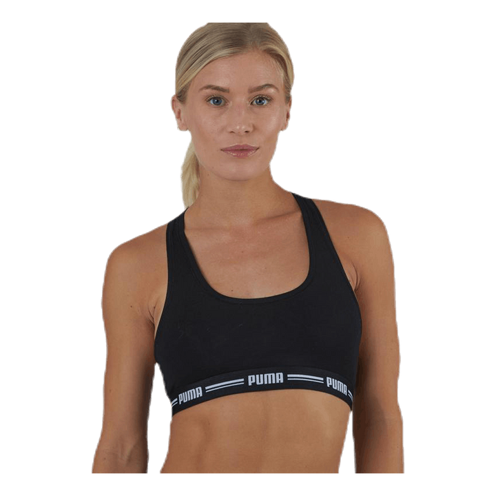 Iconic Racer Back Top Black