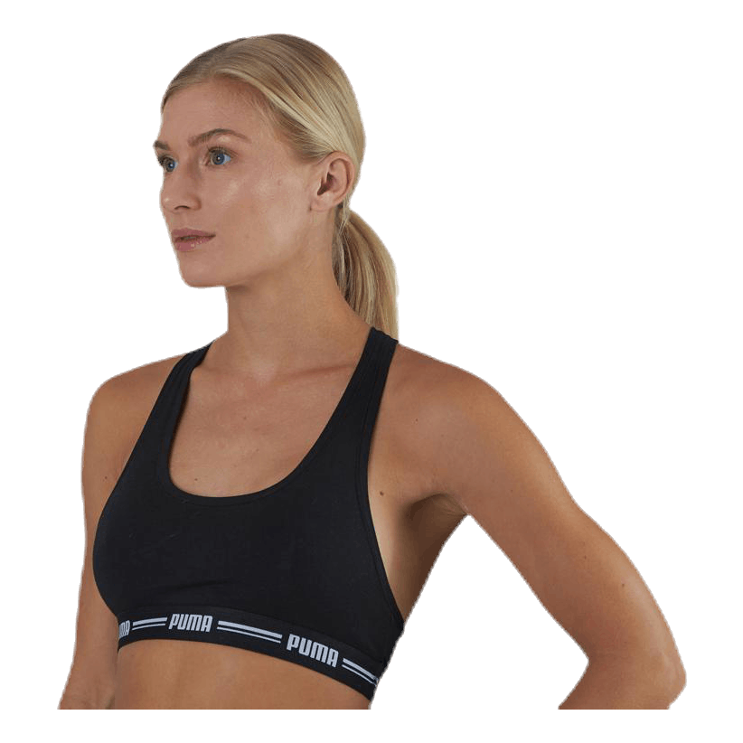 Iconic Racer Back Top Black