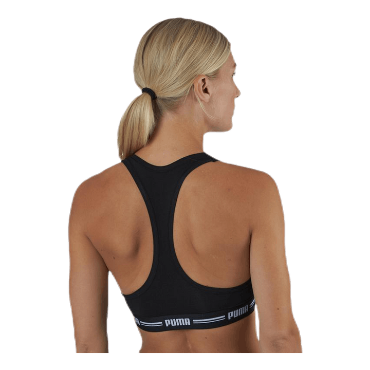 Iconic Racer Back Top Black