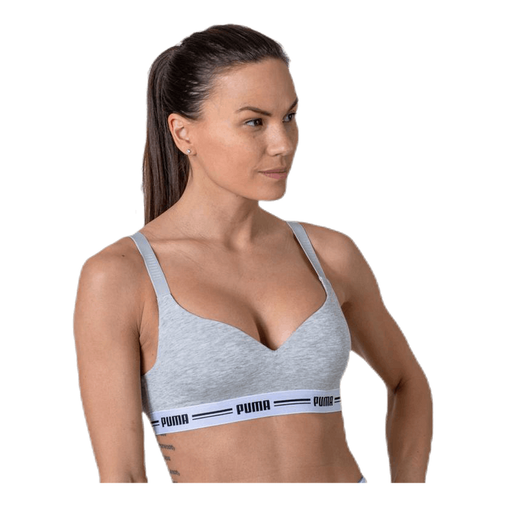 Iconic Padded Top Grey