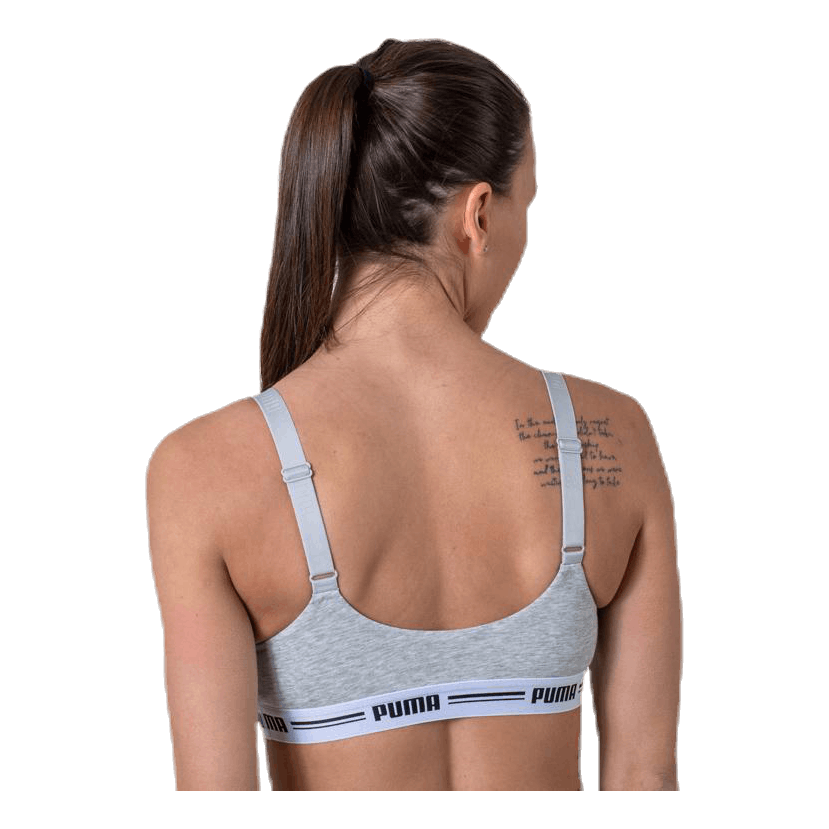 Iconic Padded Top Grey