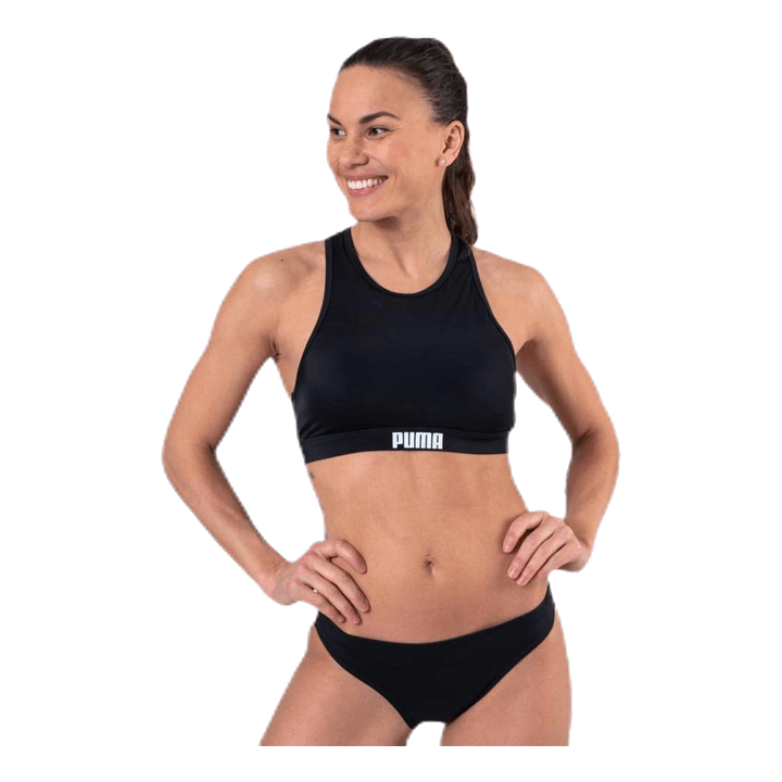 Racerback Swim Top Black