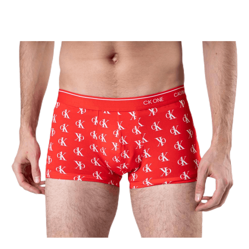 Ck One Low Rise Trunk Red