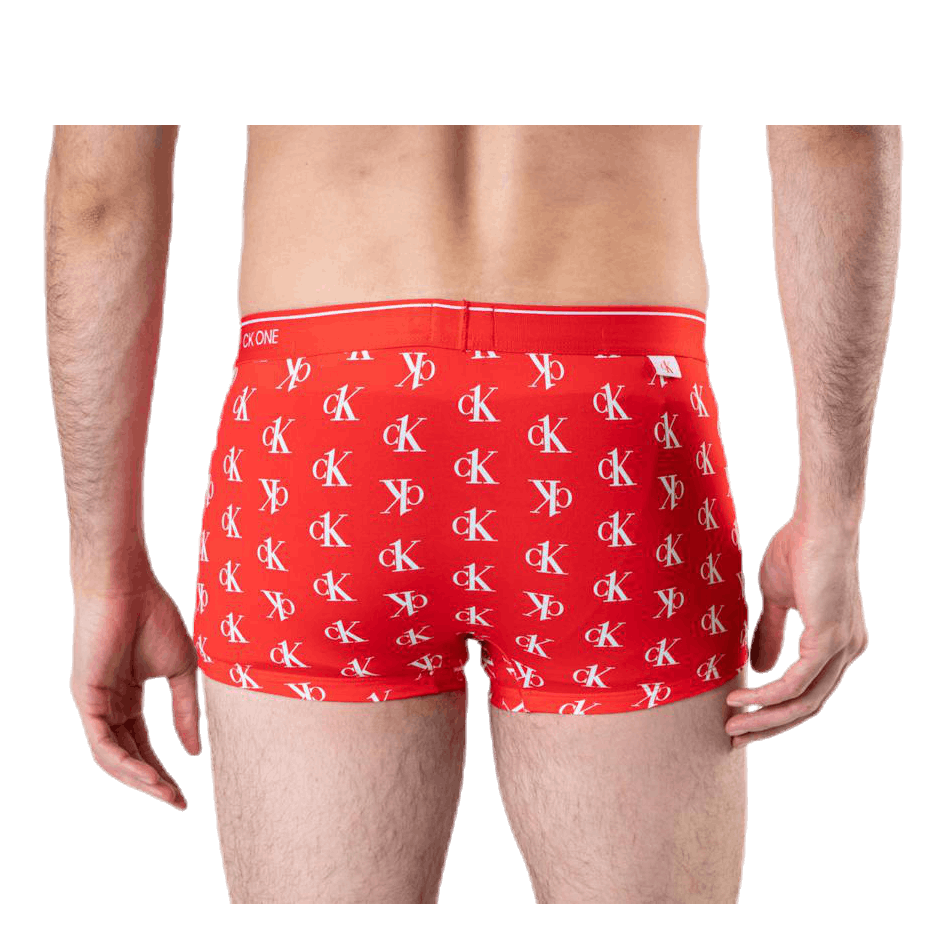 Ck One Low Rise Trunk Red