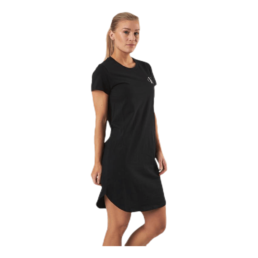 Ck One Lounge S/S Nightshirt Black