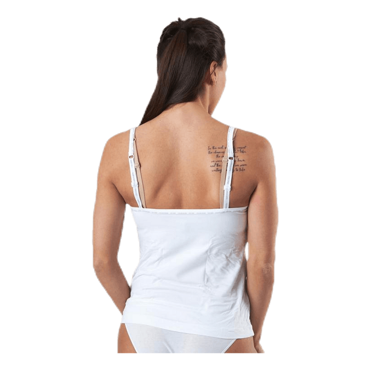 Ck One Cotton Camisole Top 2-Pack White