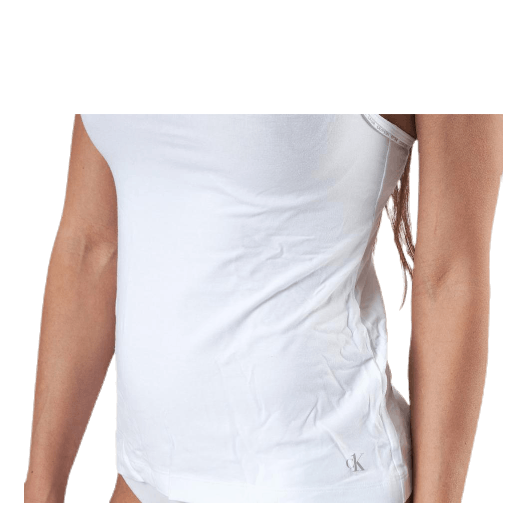 Ck One Cotton Camisole Top 2-Pack White