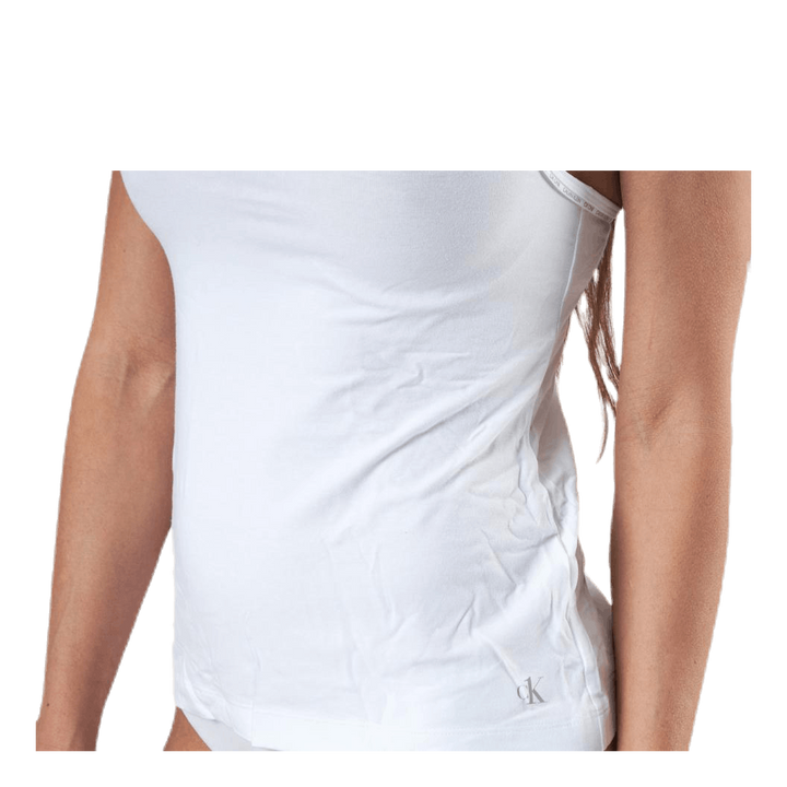 Ck One Cotton Camisole Top 2-Pack White