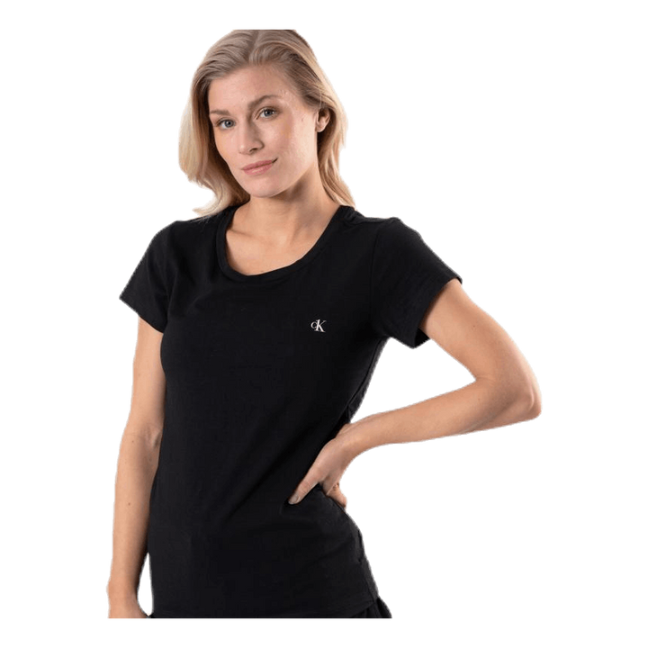 Ck One Cotton S/S Crew Neck 2-Pack  Black