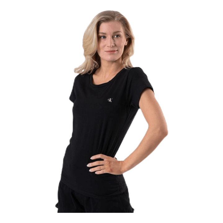 Ck One Cotton S/S Crew Neck 2-Pack  Black