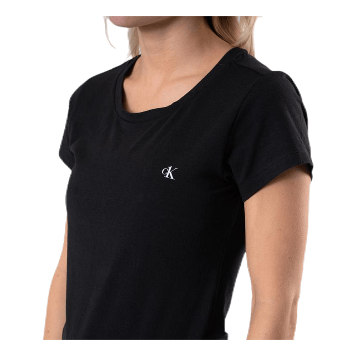 Ck One Cotton S/S Crew Neck 2-Pack  Black