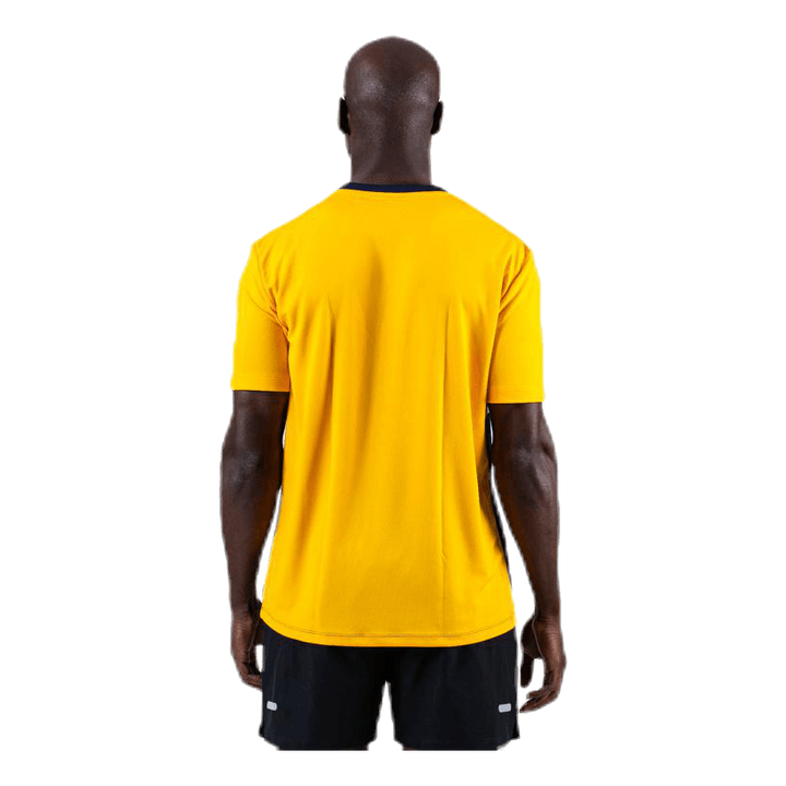 Colourblock Logo Tee Gold