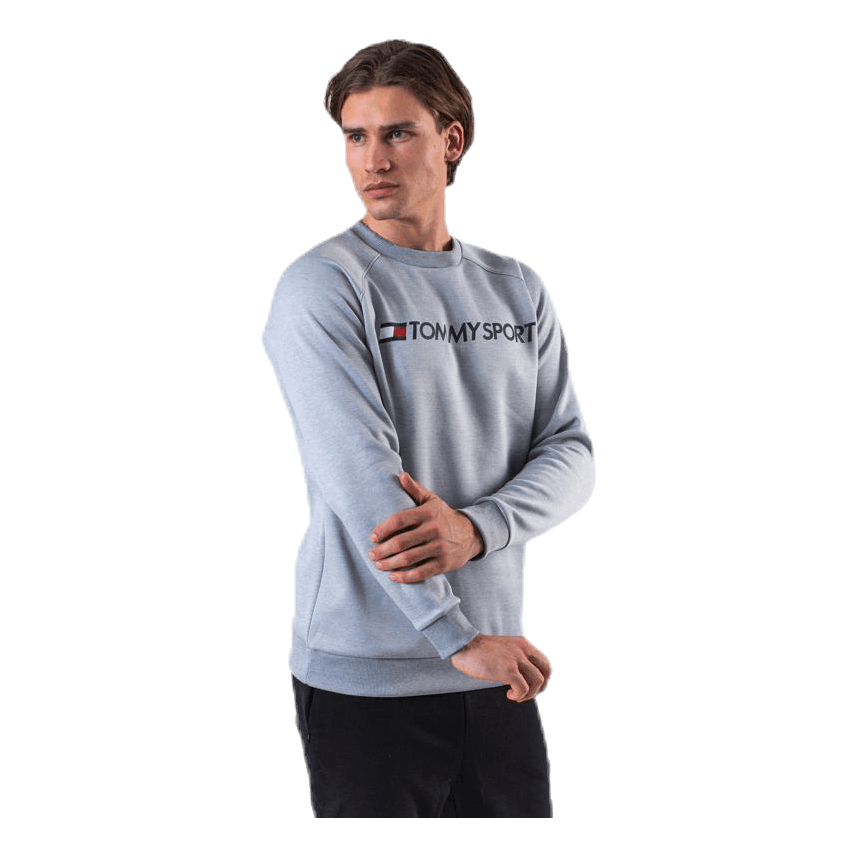 Fleece Logo Crew Neck Grey