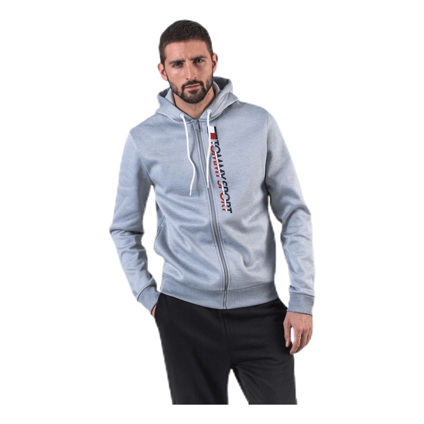 Fleece Zip Up Hoody Grey