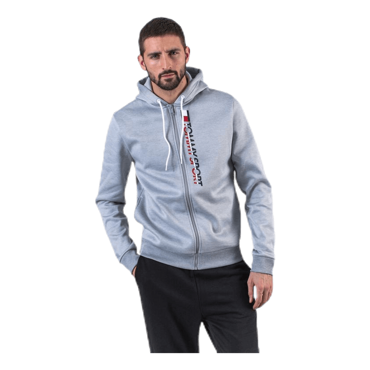 Fleece Zip Up Hoody Grey