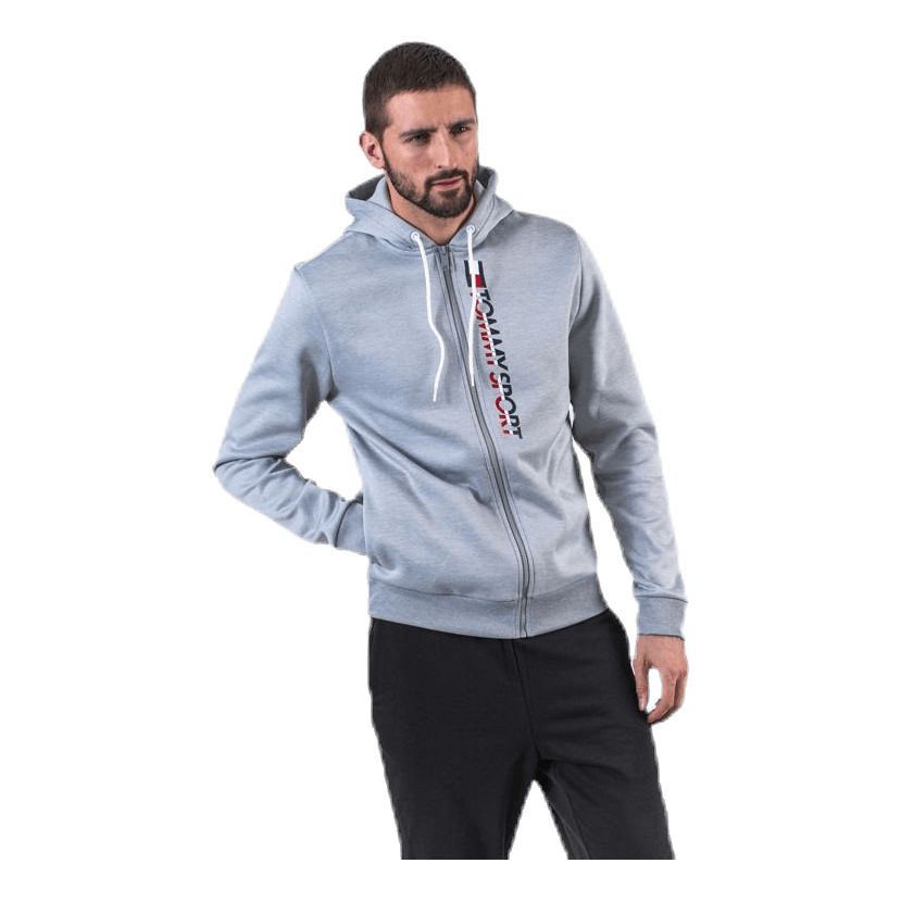 Fleece Zip Up Hoody Grey