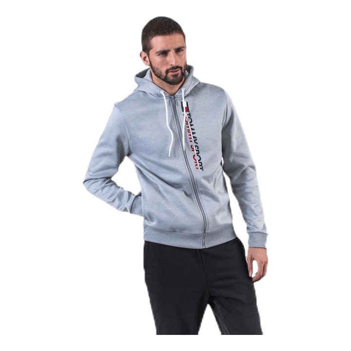 Fleece Zip Up Hoody Grey