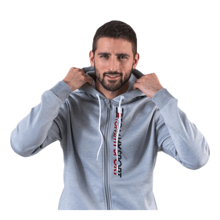 Fleece Zip Up Hoody Grey