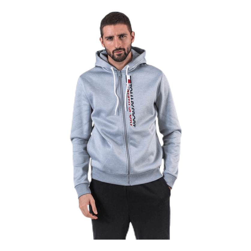 Fleece Zip Up Hoody Grey