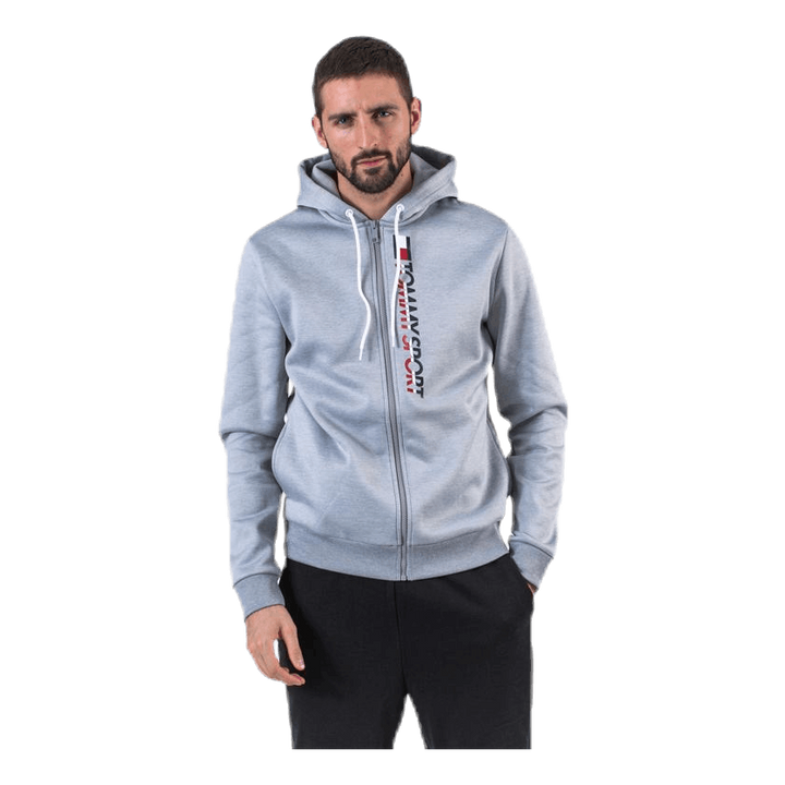 Fleece Zip Up Hoody Grey