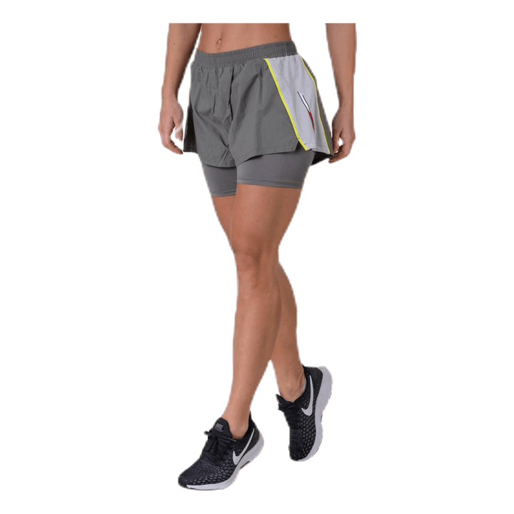 2-IN-1 Woven Shorts Grey