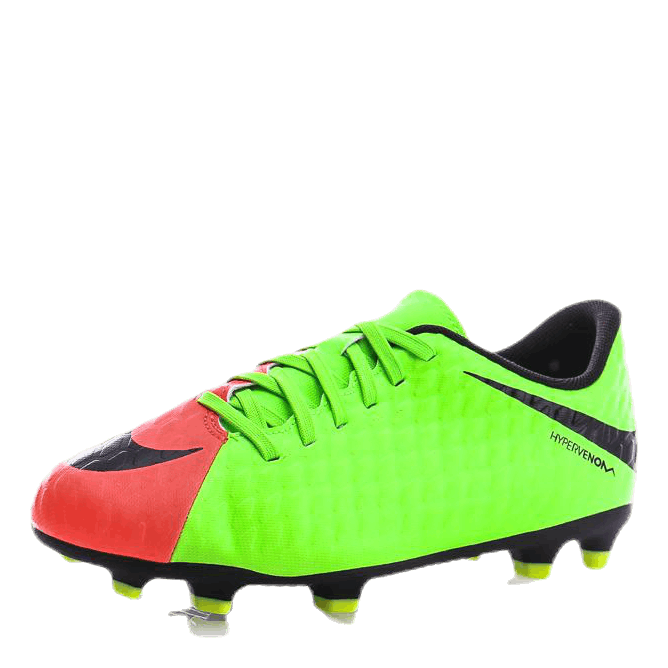 Hypervenom Phade III FG Black/Green/Red