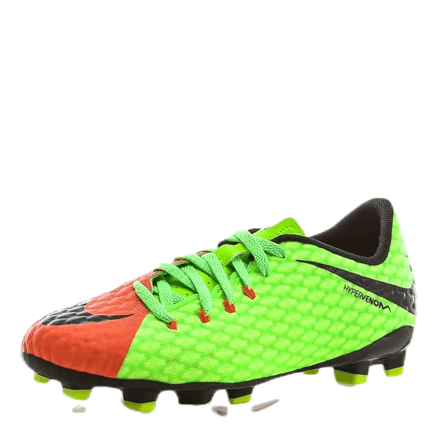 Hypervenom Phelon III FG Black/Green/Red