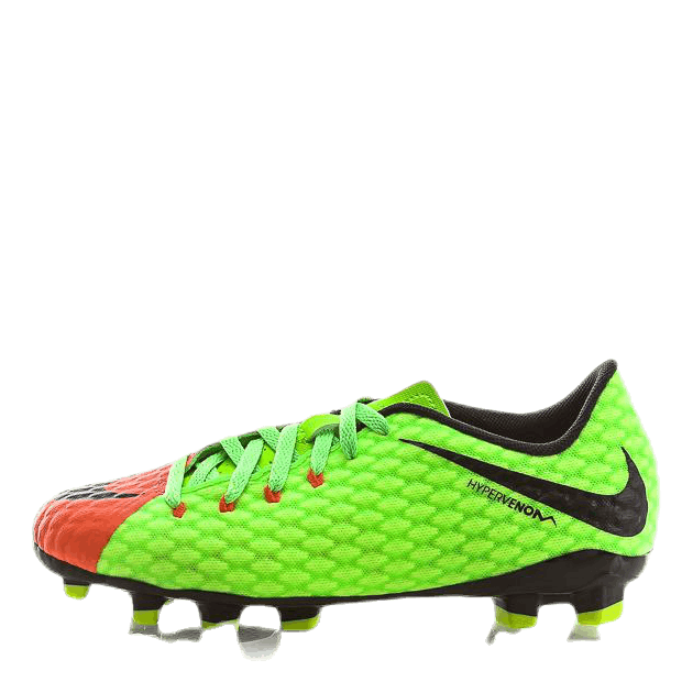 Hypervenom Phelon III FG Black/Green/Red