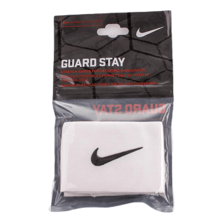 Guard Stay II Shin Guard Sleeve Soccer Sleeve WHITE/BLACK
