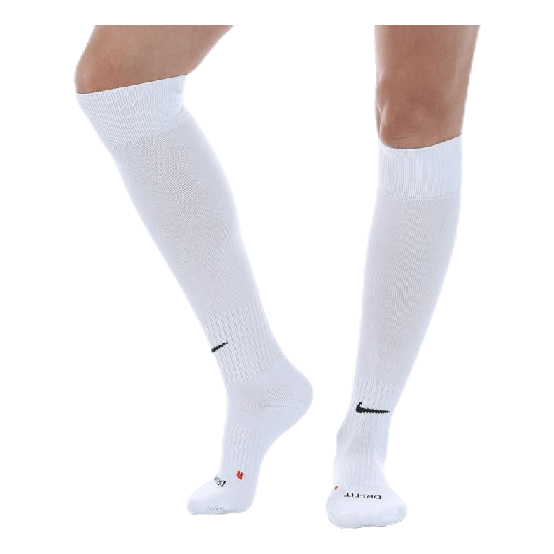 Academy Over The Calf Football Socks Over The Calf Soccer Socks WHITE BLACK