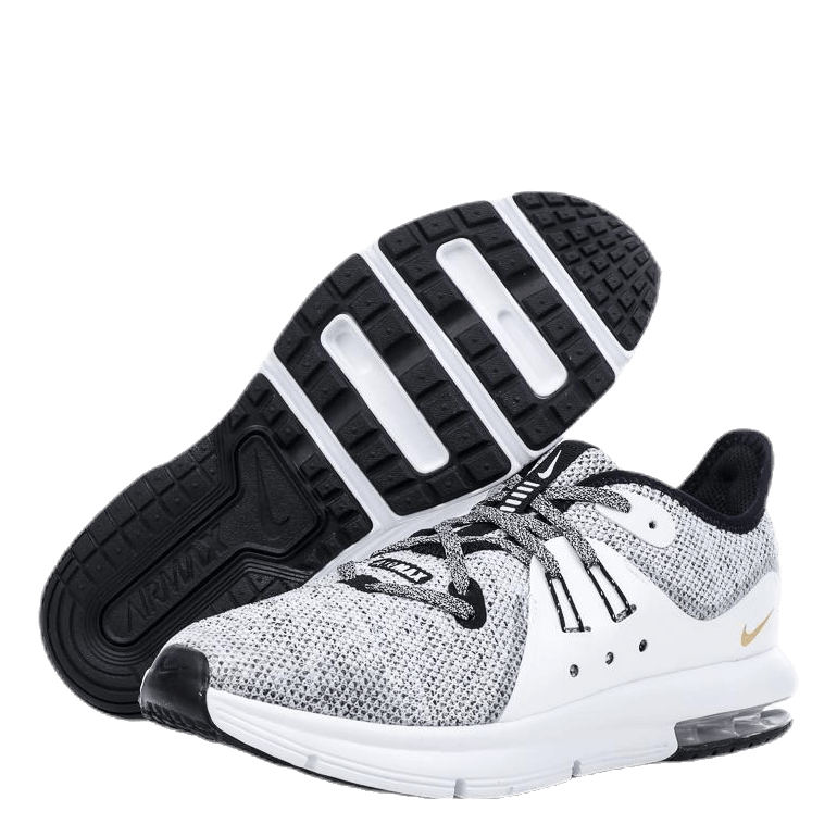 Nike Air Max Sequent 3 PS White Black Sportamore