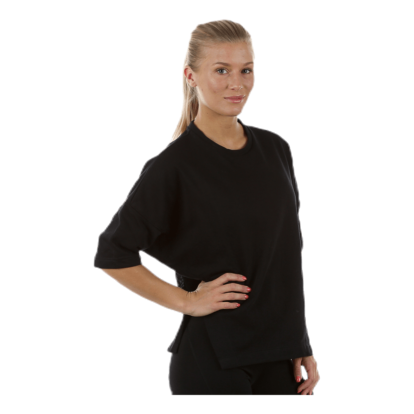 Versa Dry 3/4 Sleeve Top White/Black