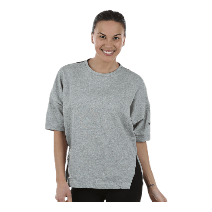 Versa Dry 3/4 Sleeve Top Black/Grey