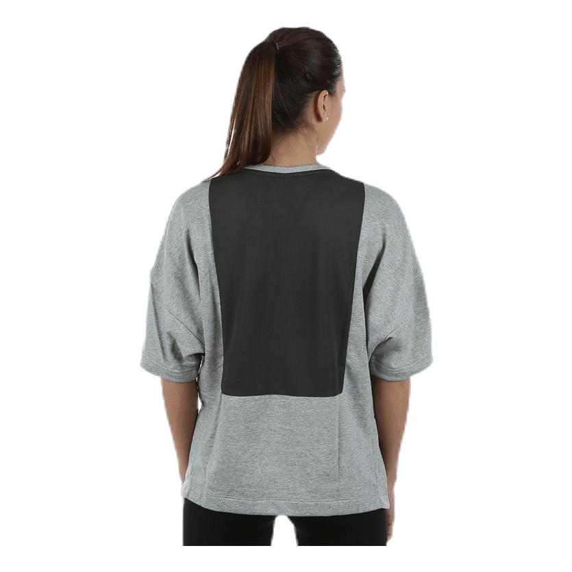 Versa Dry 3/4 Sleeve Top Black/Grey