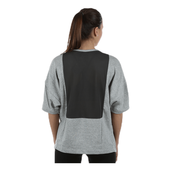 Versa Dry 3/4 Sleeve Top Black/Grey