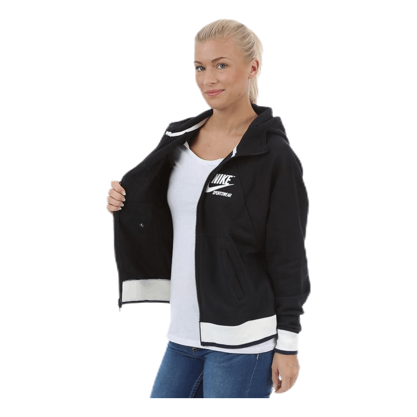 Nike NSW FZ Hoodie Archive Black Sportamore