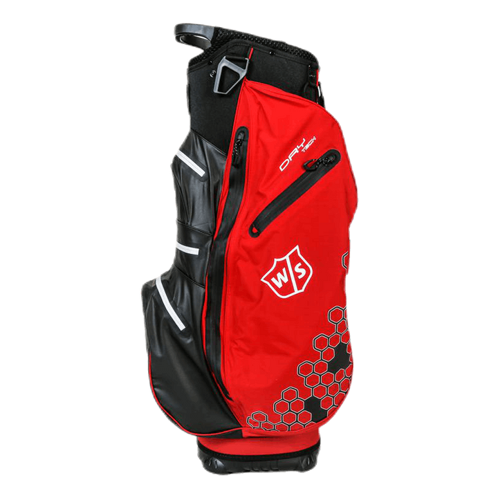 W/S Dry Tech II Cart Bag White/Red