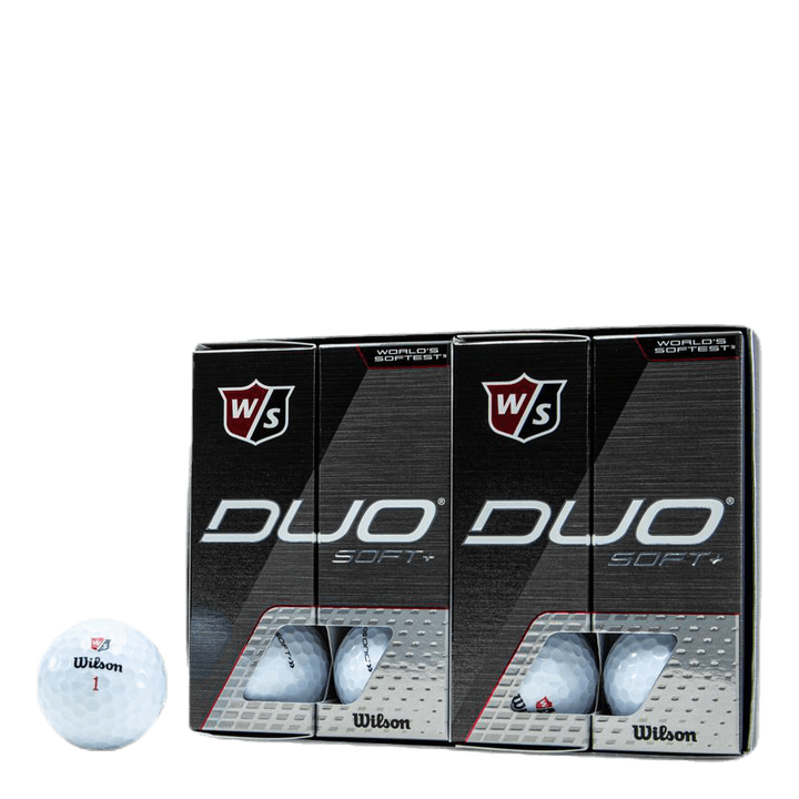 Duo Soft+ White 12-Ball White