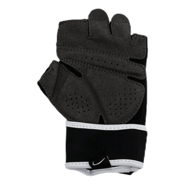 Nike EQ Gym Premium Fitness Gloves White Black Sportamore