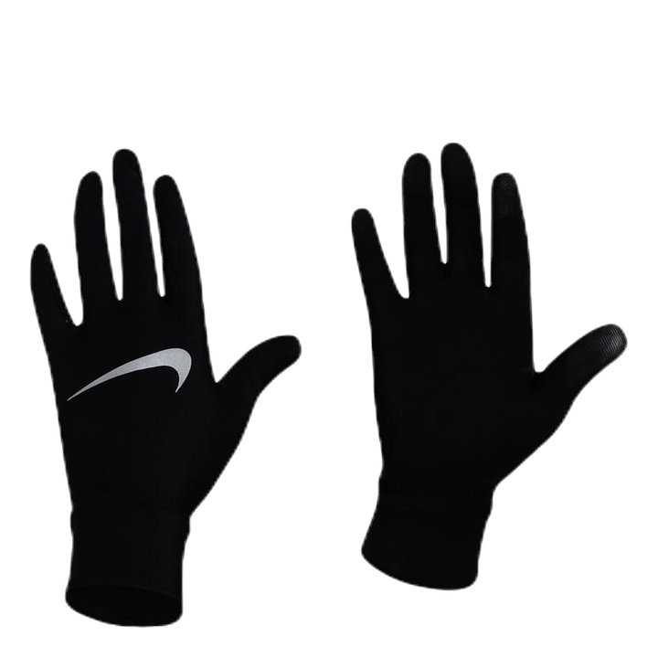 Lightweight Tech Running Gloves Black/Silver