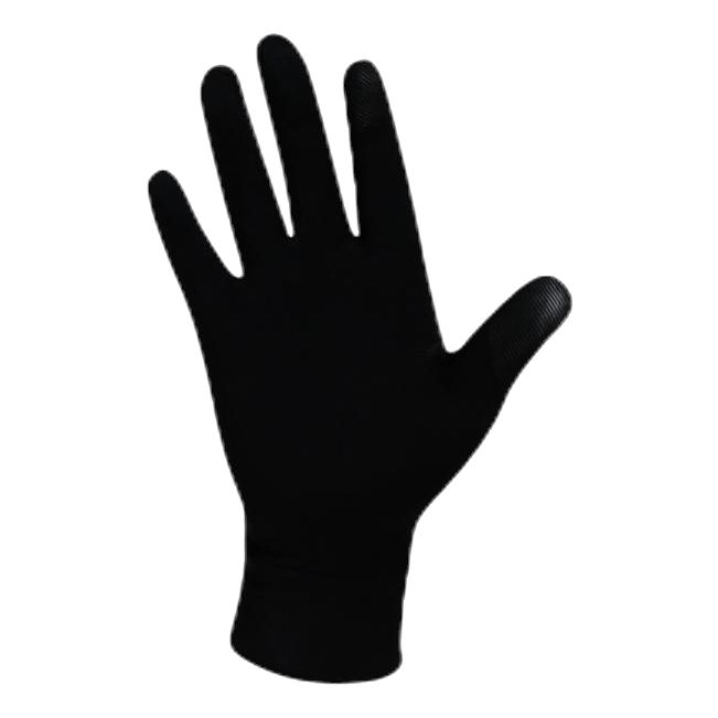 Lightweight Tech Running Gloves Black/Silver