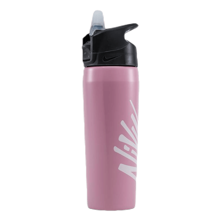 Hypercharge Straw Bottle Graphic 16 OZ Pink/Grey