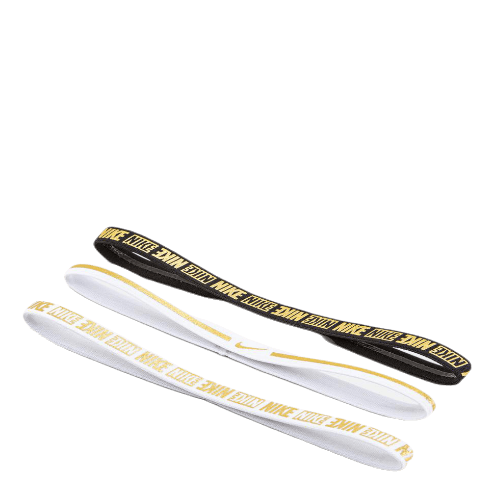 Metallic Headbands 2.0 3-Pack White/Black