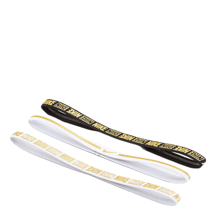 Metallic Headbands 2.0 3-Pack White/Black