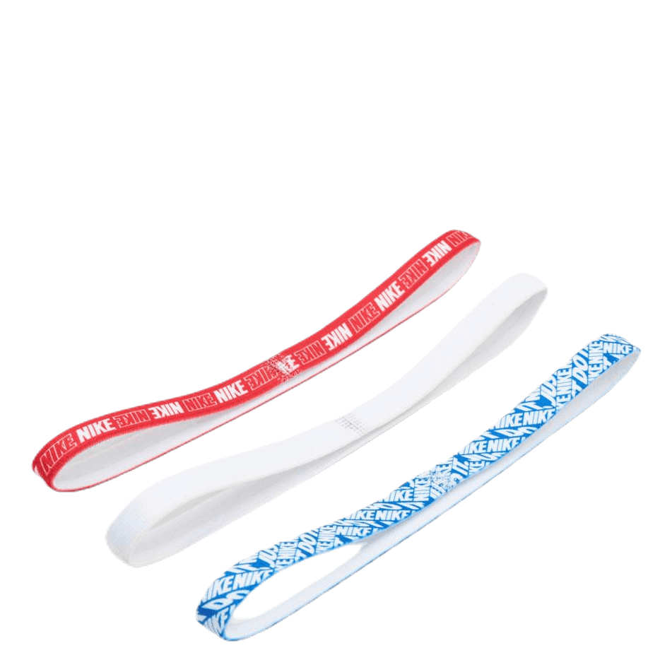 Printed Headbands 3p Blue/Red