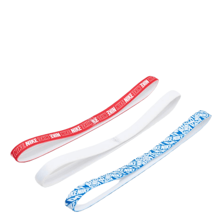 Printed Headbands 3p Blue/Red