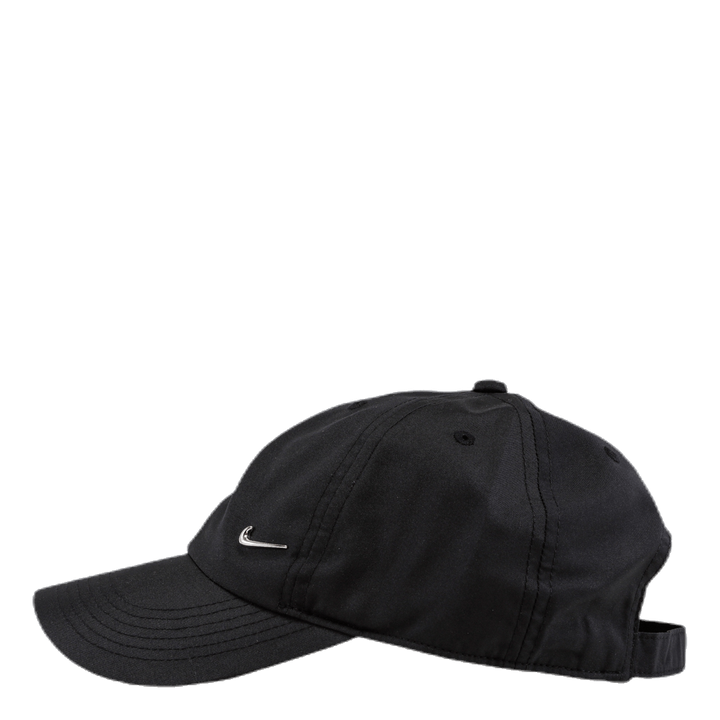 Heritage86 Kids' Adjustable Hat BLACK/METALLIC SILVER