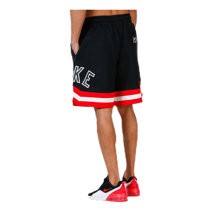 Nike Air Short Fleece Black Red Sportamore