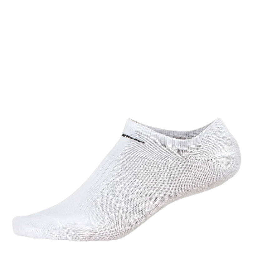 Everyday Lightweight Training No-Show Socks (6 Pairs) WHITE/BLACK